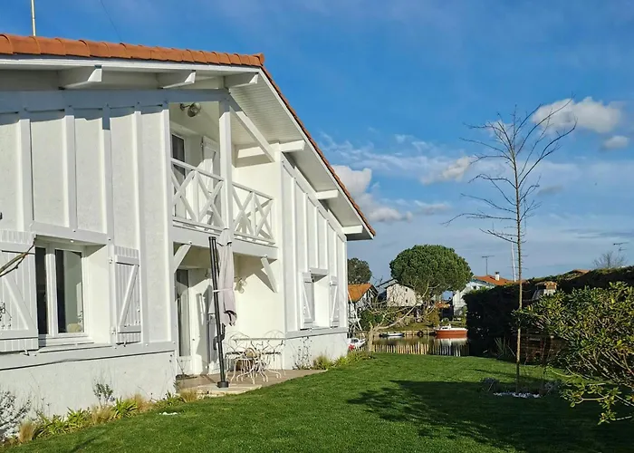 Landes House With Direct Access In Tatil Evi Soustons